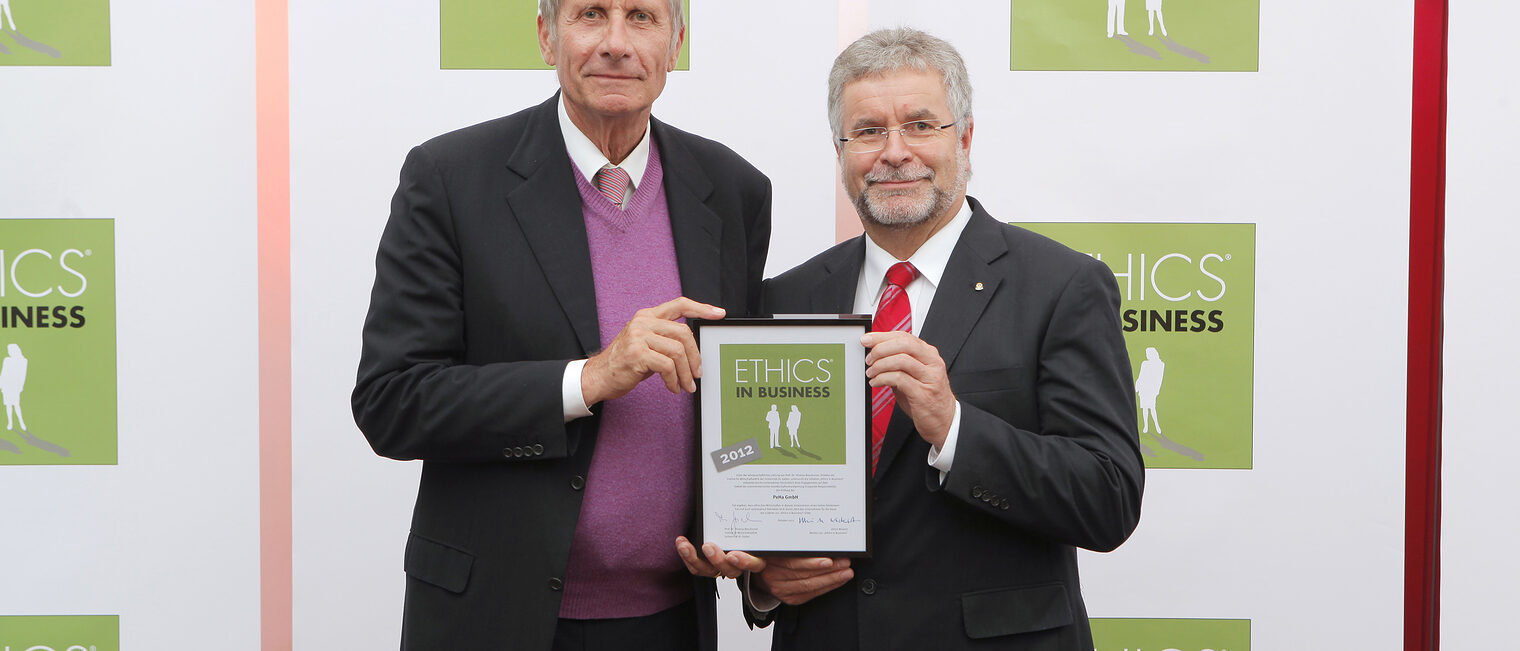 Mentor Ulrich Wickert und Peter Haase