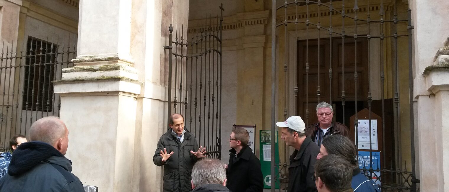An der Unternehmerreise des Baugewerbes vom 15. bis 18. Dezember 2014 nach Vicenza und Mantua in Italien beteiligten sich insgesamt 11 Betriebe aus dem Kammerbezirk Potsdam.