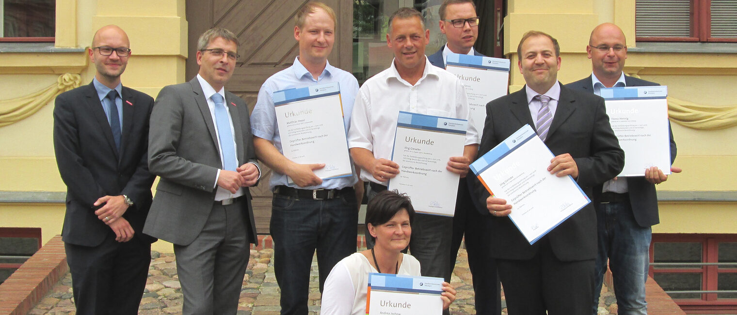 Die neuen Geprüften Betriebswirte nach der Handwerksordnung Die neuen Geprüften Betriebswirte nach der Handwerksordnung