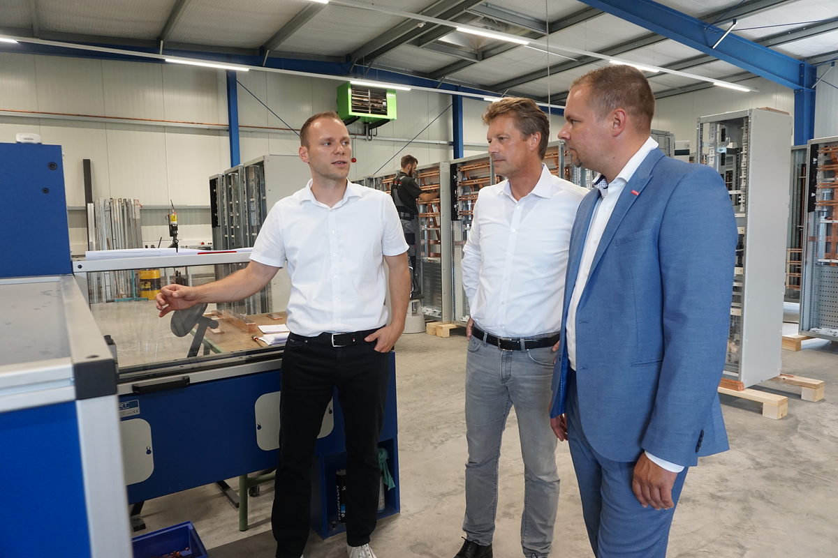 Siegfried Nass GmbH mit Robert Wüst, Präsident der Handwerkskammer Potsdam