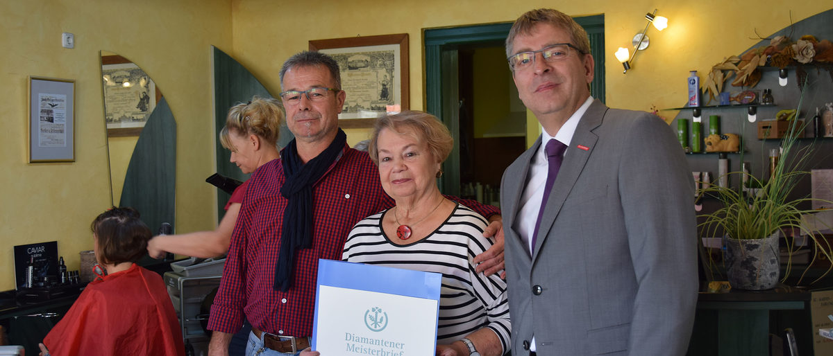 Diamantener Meisterbrief Henni Bettin