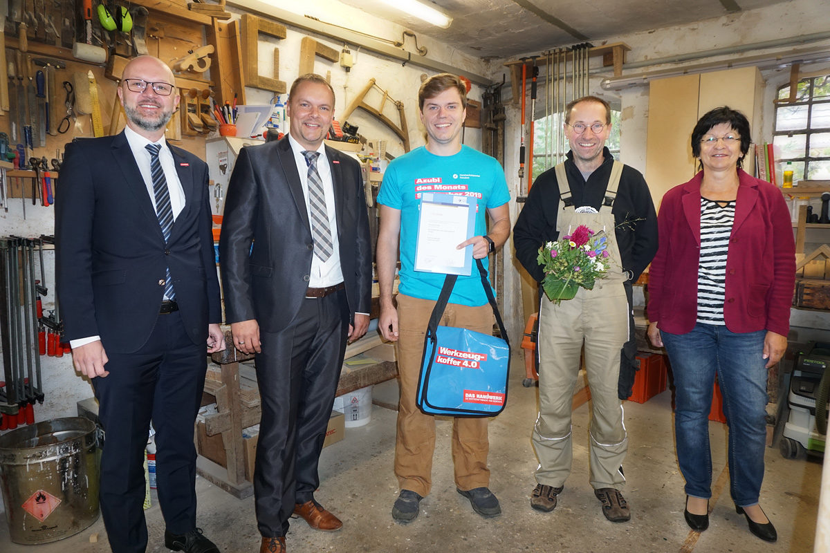 Azubi des Monats Florian Schütte