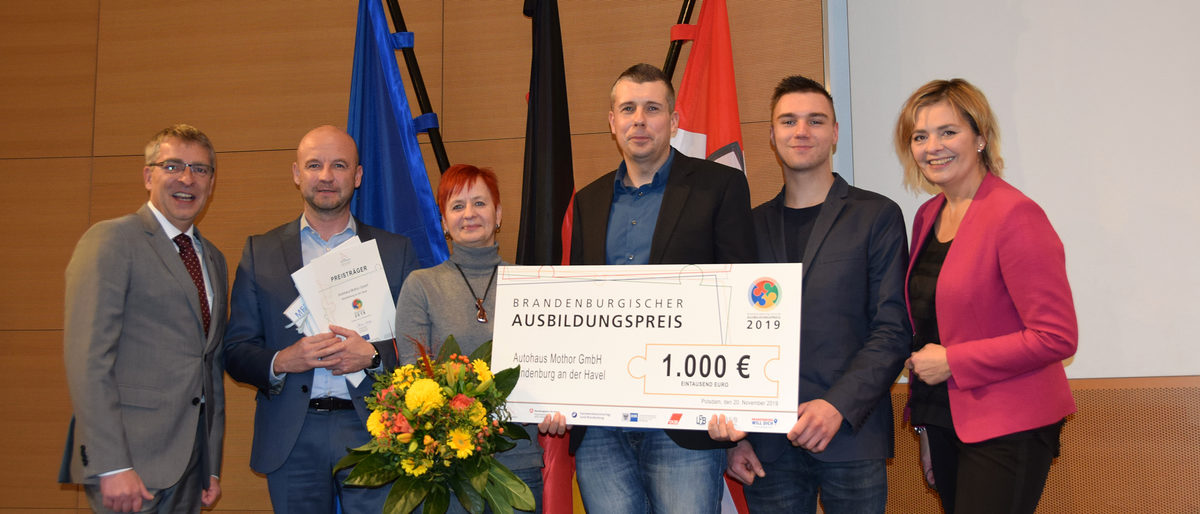 Autohaus Mothor GmbH erhält Ausbildungspreis