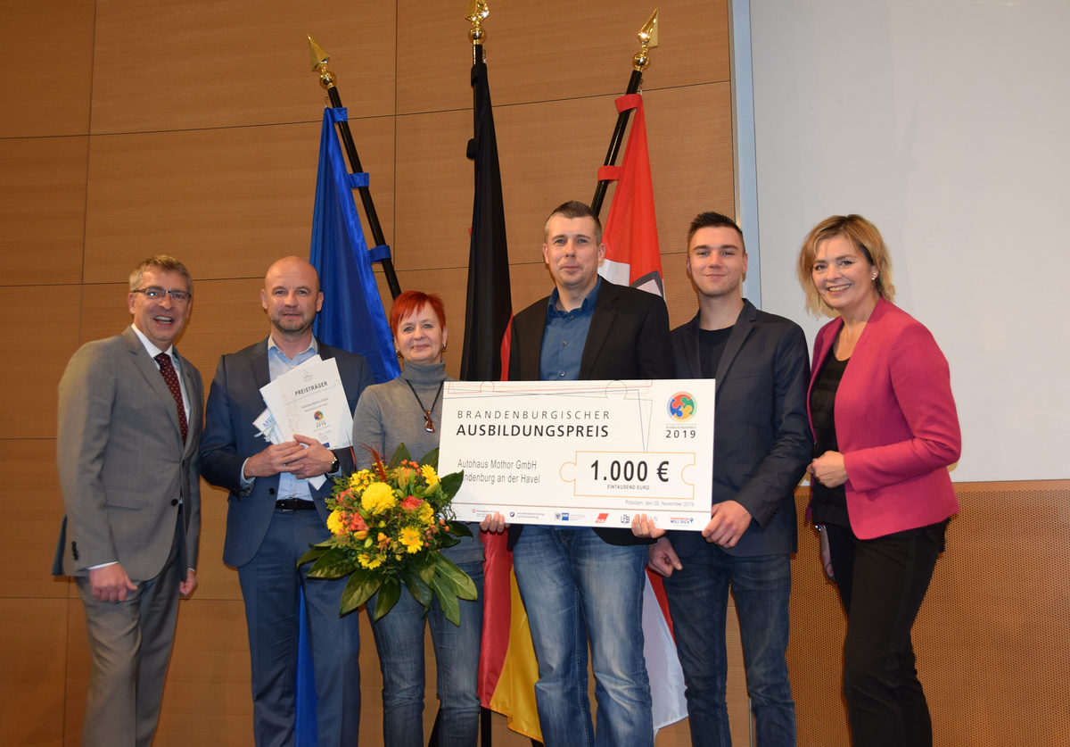 Autohaus Mothor GmbH erhält Ausbildungspreis