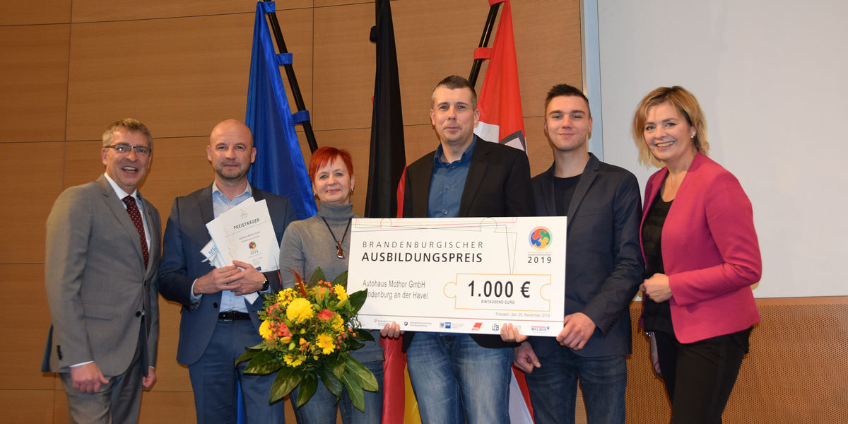 Autohaus Mothor GmbH erhält Ausbildungspreis