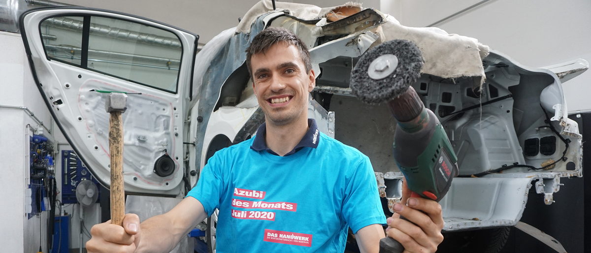 Azubi des Monats Juli 2020 der Handwerkskammer Potsdam Azubi des Monats Juli 2020 der Handwerkskammer Potsdam