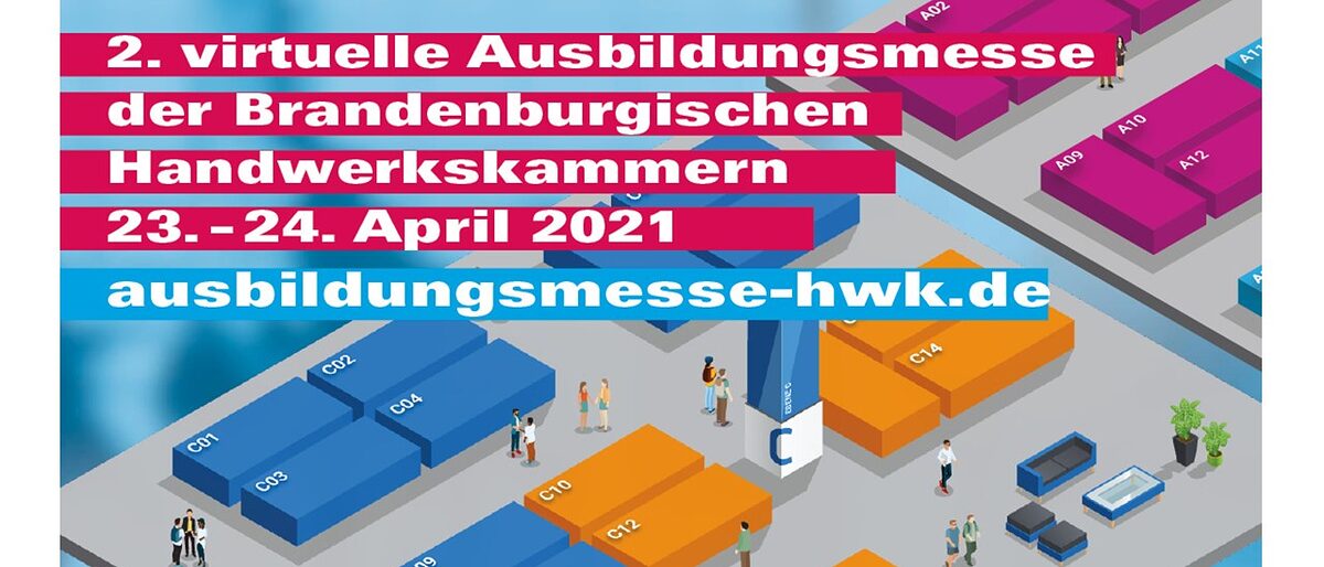 Postkarte 2-virtuelle Ausbildungsmesse 2021