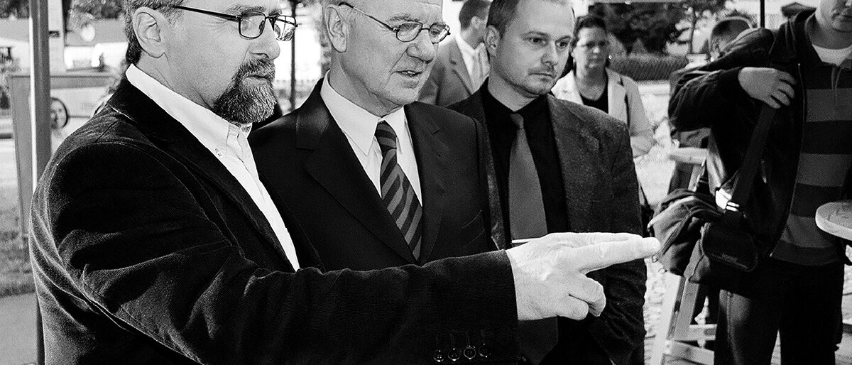 Bernd Blumrich mit dem ehemaligen Ministerpräsidenten Manfred Stolpe Bernd Blumrich mit dem ehemaligen Ministerpräsidenten Manfred Stolpe
