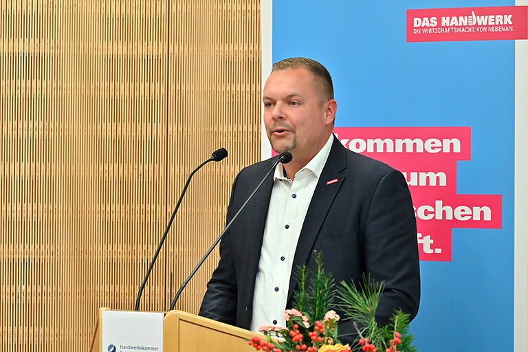 Präsident der Handwerkskammer Robert Wüst