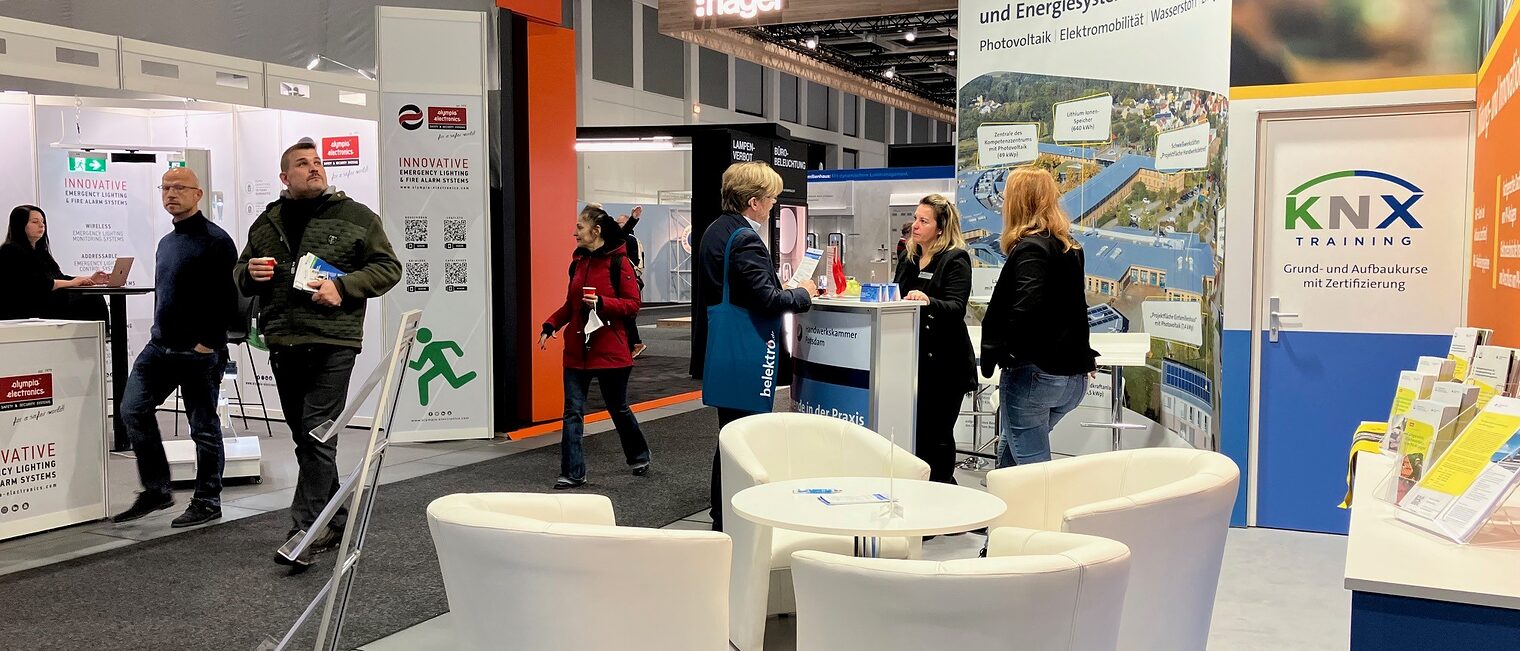 Handwerkskammer Potsdam auf der Fachmesse für Gebäude-, Energie- und Versorgungstechnik auf dem Berliner Messegelände 